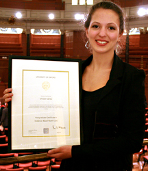 posthumous award oxford continuing education department university accepted daughter student