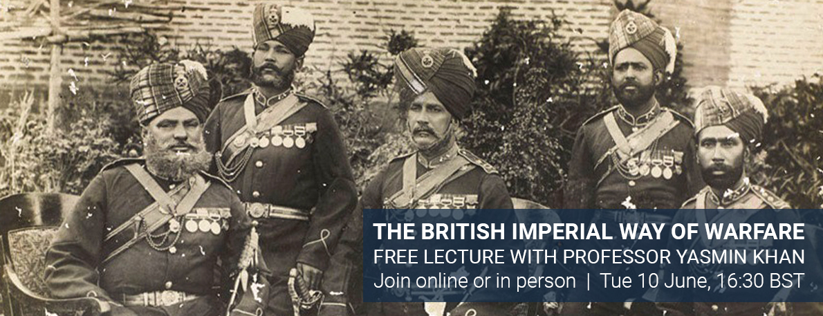 1898 photograph: Indian Officers 128th Pioneer decorated with Order of British India