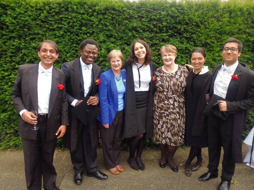 2013-14 alumni with former Administrator Alison Nicol and former Secretary Glenis Collins 2013-14 alumni with former Administrator Alison Nicol and former Secretary Glenis Collins